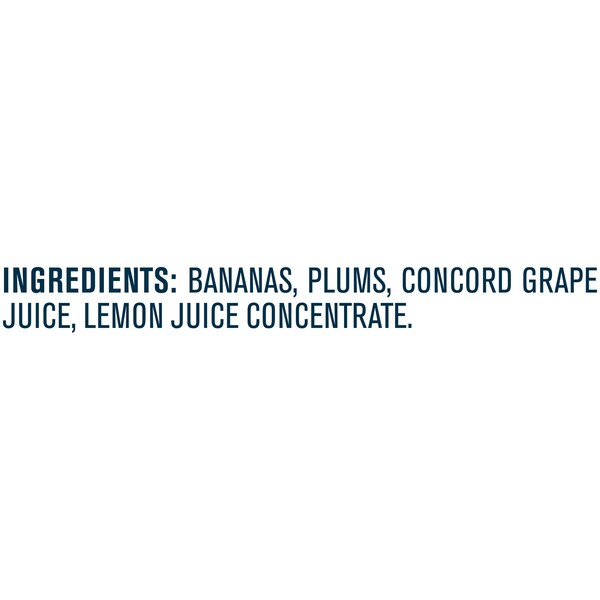 Alimentos para bebé Gerber Gerber 2nd Foods Banana Plum Grape 4 onzas, 16 paquetes - 00015000076689