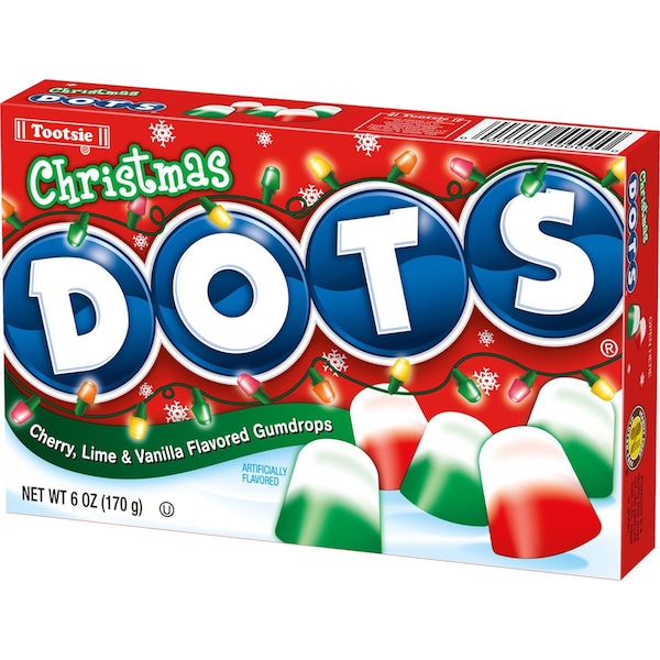 Gomitas de Cereza, Lima y Vainilla Tootsie Dots Navideños 6 oz - 8504