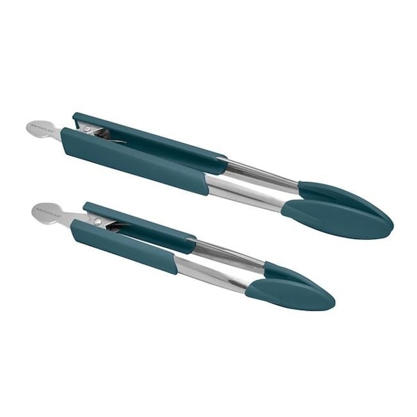 Rachael Ray Rachael Ray 47019 Lil Huggers Tongs Set; Marine Blue - 2 Piece - 47019