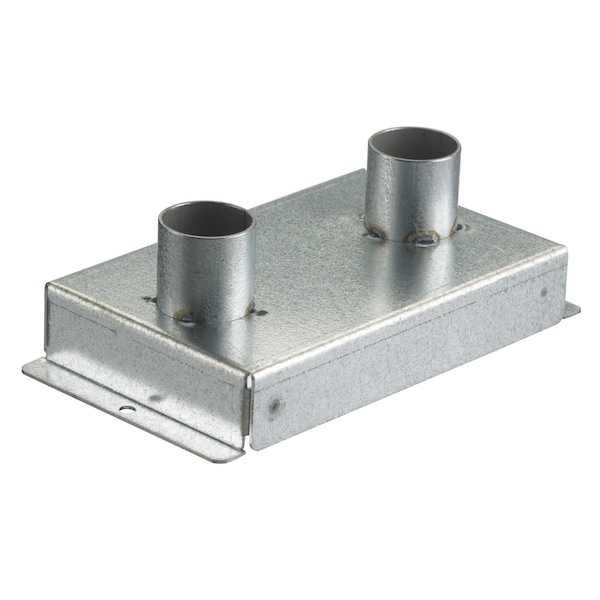 Hubbell Wiring Device-Kellems Recessed 8" Series, Replacement Fitting Box, (1) 1- 1/2" EMT and (1) 1" EMT - S1R8JNC1