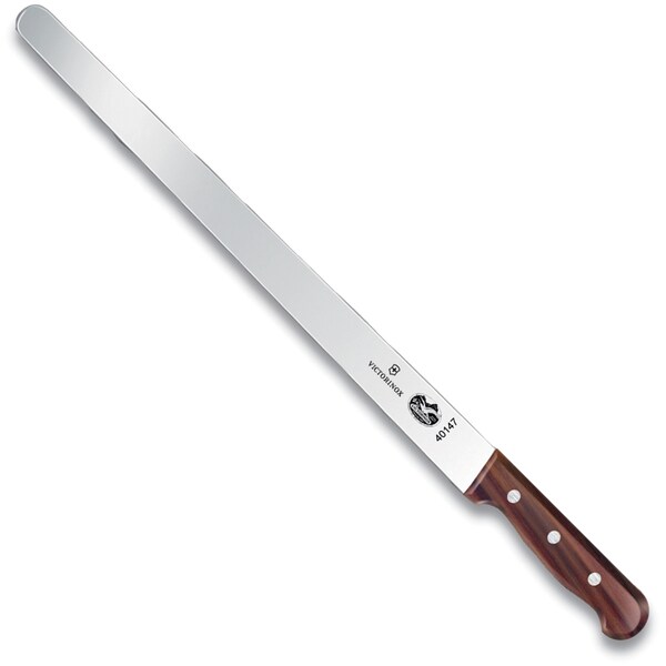 Swiss Army Brands Victorinox 40147 Kitchen Wood Slicing - Straight , 14In Roast Beef Blade, 10.25In Width At Handle - VIC-5.4200.36
