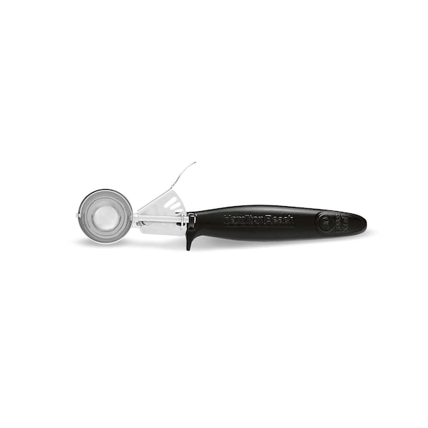 Hamilton Beach Hamilton Beach 1.03 oz. Microban Stainless Steel Ergogrip Black Disher - 80-30