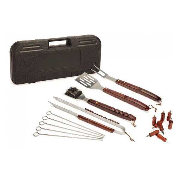 Cuisinart Wooden Handle Grilling Set, 18 Piece, PR - CGS-W18