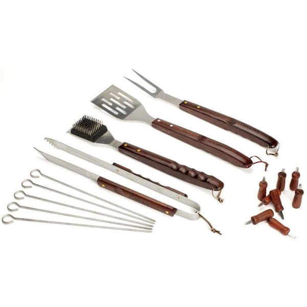 Cuisinart Wooden Handle Grilling Set, 18 Piece, PR - CGS-W18