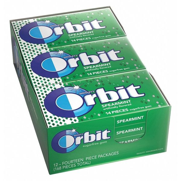 Orbit Gum, Orbit Menta, paquete de 12 - 11484