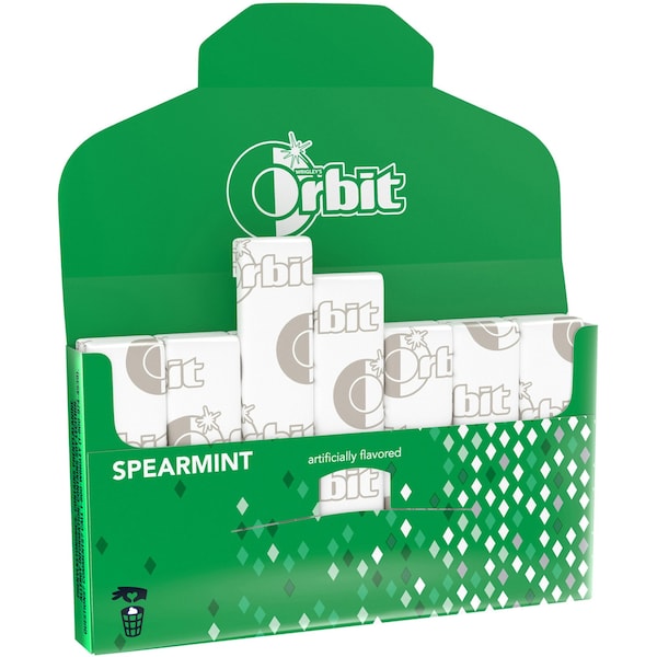 Orbit Gum, Orbit Menta, paquete de 12 - 11484