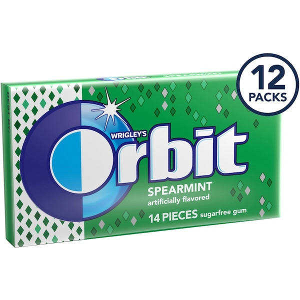 Orbit Gum, Orbit Menta, paquete de 12 - 11484