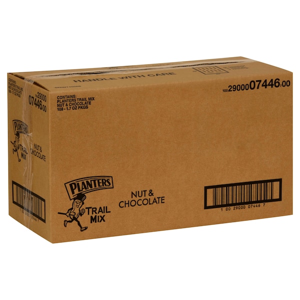 Planters Planters Chocolate Trail Mix Snack 1.7 oz. Tubo, PK108 - 10029000074467

Semillas Planters Chocolate Trail Mix Snack 1.7 oz. Tubo, PK108 - 10029000074467