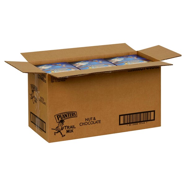 Planters Planters Chocolate Trail Mix Snack 1.7 oz. Tubo, PK108 - 10029000074467

Semillas Planters Chocolate Trail Mix Snack 1.7 oz. Tubo, PK108 - 10029000074467