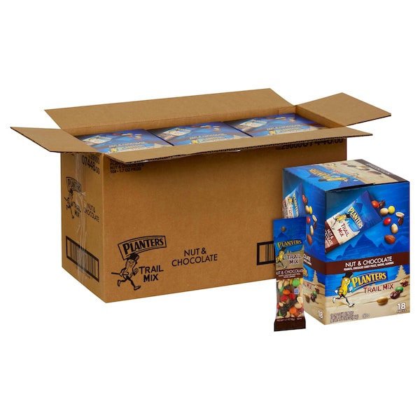 Planters Planters Chocolate Trail Mix Snack 1.7 oz. Tubo, PK108 - 10029000074467

Semillas Planters Chocolate Trail Mix Snack 1.7 oz. Tubo, PK108 - 10029000074467