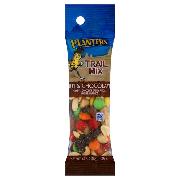 Planters Planters Chocolate Trail Mix Snack 1.7 oz. Tubo, PK108 - 10029000074467

Semillas Planters Chocolate Trail Mix Snack 1.7 oz. Tubo, PK108 - 10029000074467