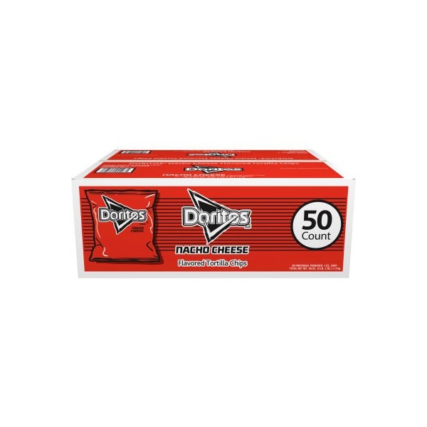 Green Rabbit Holdings DORITOS Nacho Cheese Tortilla Chips, 1 oz, 50 Count - 22000475

Holding Green Rabbit DORITOS Nacho Cheese Tortilla Chips, 1 oz, 50 piezas - 22000475