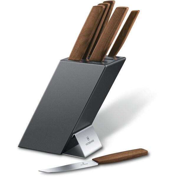 Swiss Army Brands 2024 Victorinox Kitchen Swiss Modern Cutlery Block Filled Blister - VIC-6.7186.6