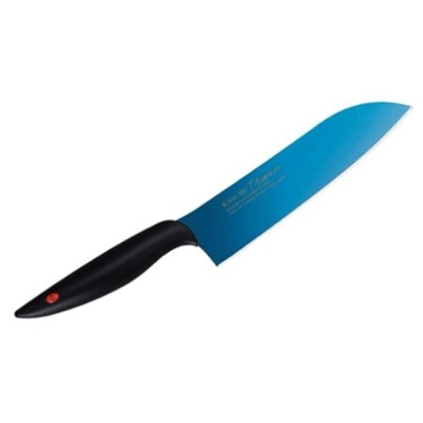 Chroma Kasumi Titanium 7 in. Coated Santoku Knife - KTB2