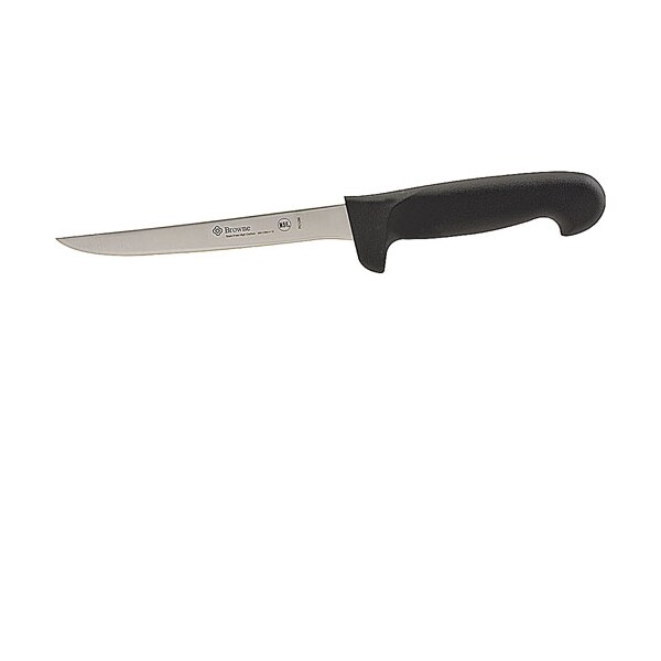 Browne Foodservice Knife, 6"Boning , Blk Plst Hdl - PC1286