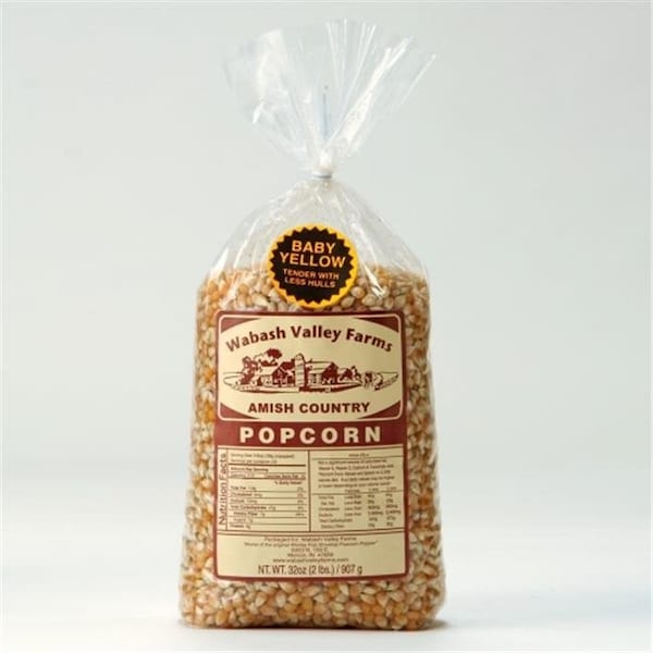 Maíz para palomitas gourmet de Wabash Valley Farms - Baby Yellow 2 lb - 41402
