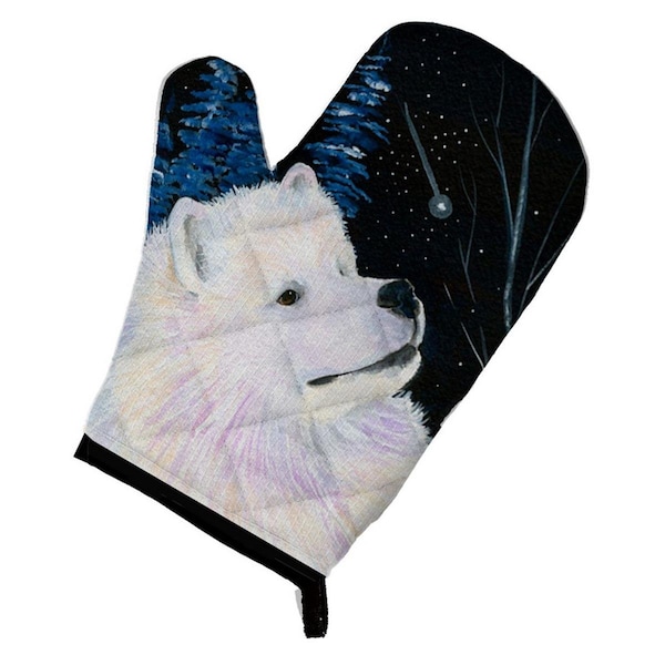 Carolines Treasures Starry Night Samoyed Oven Mitt - SS8376OVMT