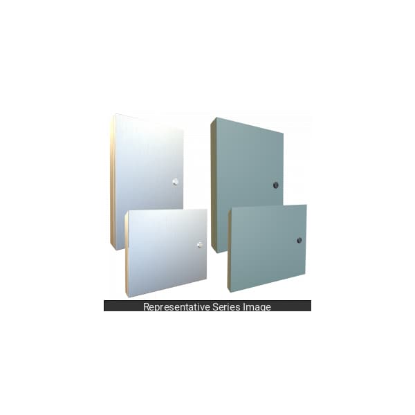 Hammond Hinged Door Kit, 18.2 in. H x 20.2 in. W x 2-3/4 in. L, Stainless Steel - 1481SSDH2024