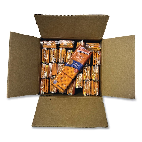 Galletas Lance de Queso Tostado, Mantequilla de Cacahuate, Paquete de 1.5 oz, 24 unidades - OFXSN40653