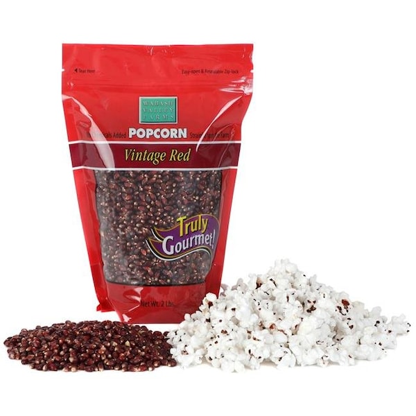 Wabash Valley Farms 42500- Maíz para hacer palomitas gourmet rojas de 2 libras - 42500