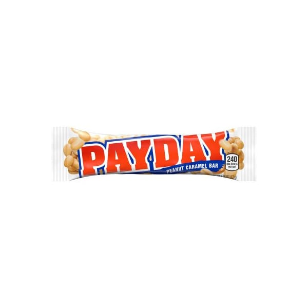 Barra de cacahuate y caramelo Green Rabbit Holdings PAYDAY, 1.85 oz, 24 piezas - 20900155