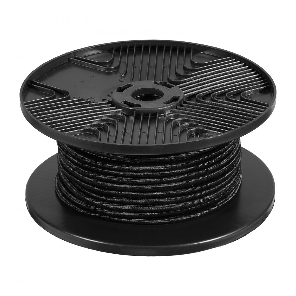 VEVOR 3/8in Bungee Cord 120 ft/36 m Spool Heavy Duty Bungee Straps 100% Stretch - DLKZD100INCHHNPJAV0