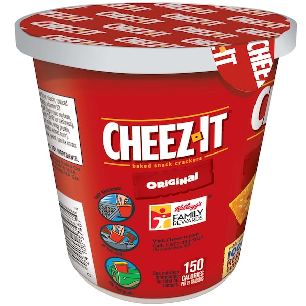 Galletas Cheez-It Original 2.2 oz. por Caddie, paquete de 10 - 2410057466