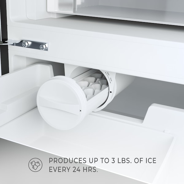 Koolmore Counter Depth 22.5 Cu.Ft French Door Refrigerator w/Automatic Ice Maker, Deep Freezer - RERFDSS-22C