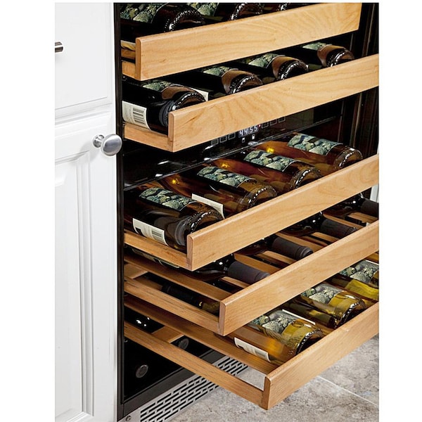 Whynter 46 Bottle Dual Temperature Zone Built-In Wine Refrigerator - BWR-462DZ