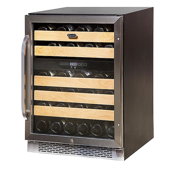 Whynter 46 Bottle Dual Temperature Zone Built-In Wine Refrigerator - BWR-462DZ