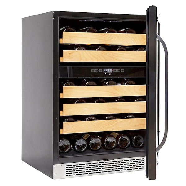 Whynter 46 Bottle Dual Temperature Zone Built-In Wine Refrigerator - BWR-462DZ