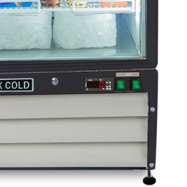 Maxx Cold Refrigerator 23 cu.ft., Single Door, Comm. Merchandiser, White/Glass - MXM1-23R