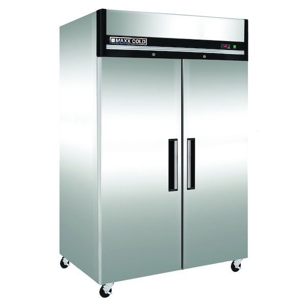Maxx Cold Reach-In Refrigerator, Double Door, Top Mount 42.8 CUFT - MCRT-49FD