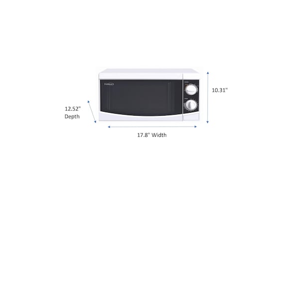 Premium Levella 0.7 cu ft Microwave Oven in White - PM7077