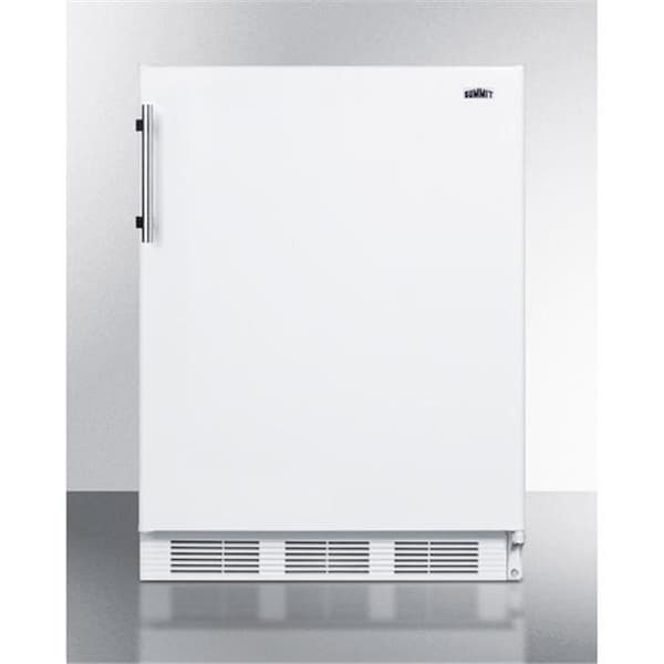 Summit Appliance Summit Appliance CT661W 32.63 x 23.63 x 23 in. Freestanding Counter Height Refrigerator-Freezer; White Cabinet - CT661W