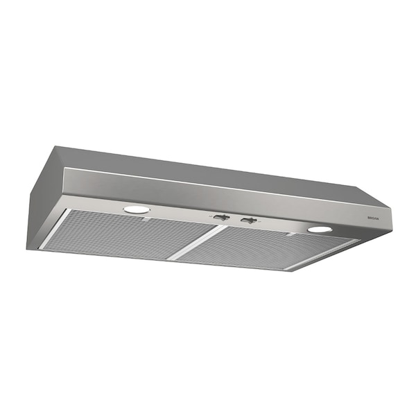 Almo Glacier 24-Inch Stainless Steel Under Cabinet Range Hood with 300 CFM and 5 Sones - BCSD124SS