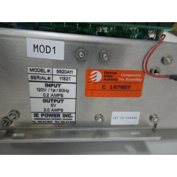 Ie Power Power Supply, 120V AC, 5V DC, 2A - 5620A11