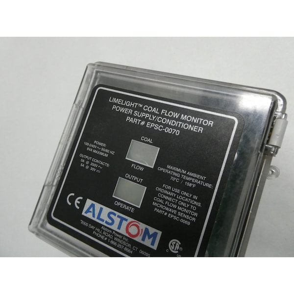 Alstom ALSTOM POWER SUPPLY/CONDITIONER 100-240V-AC AC TO DC POWER SUPPLY - EPSC-0070