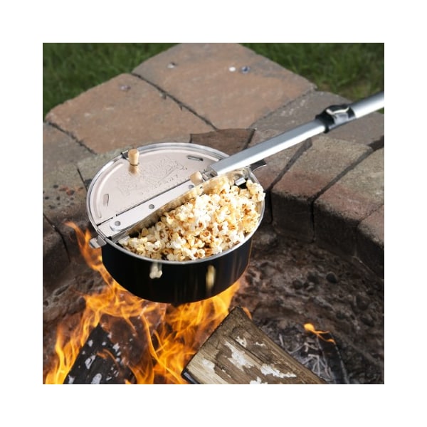 Great Northern Popcorn 6252 Great Northern Popcorn Pit Popper Campfire Firepit Popcorn Popper - Theater Popcorn Outdoors! - 671067TLZ