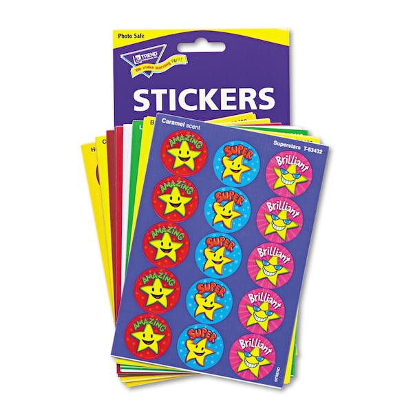 Paquete Variado de Pegatinas Apestosas Trend, Divertidas y Fascinantes, Colores Variados, 432 Piezas - T6491M