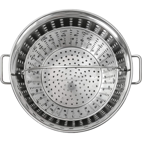 Concord Stainless Steel Stock Pot w/Steamer Basket, 24 Quart - S24-BAK