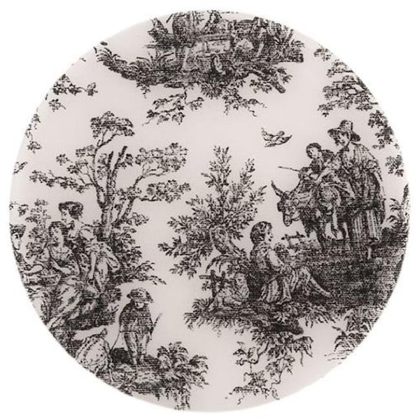 Andreas Andreas TRC-169 Toile Black Casserole Silicone Trivet - Pack of 3 trivets - TRC-169
