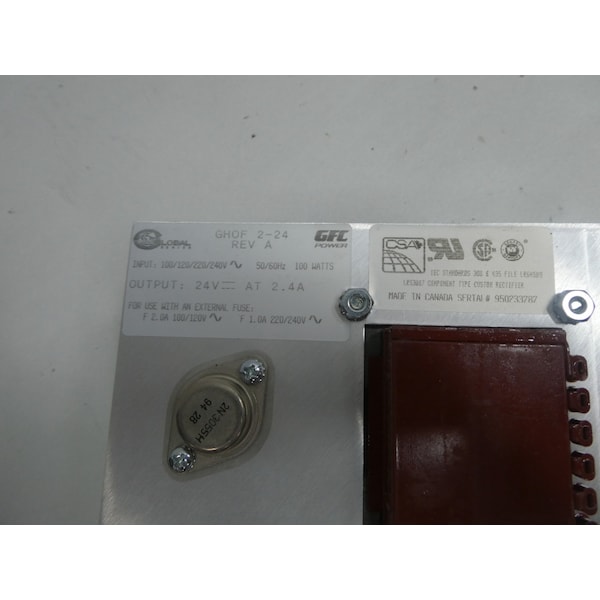Gfc Power Supply, 120/240V AC, 24V DC, 100W, 2.4A - GHOF 2-24