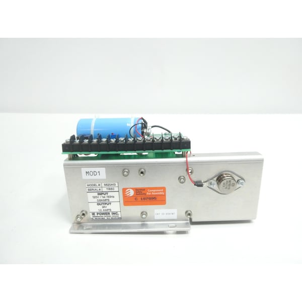 Ie Power Power Supply, 120V AC, 24V DC, 1A - 5620A13