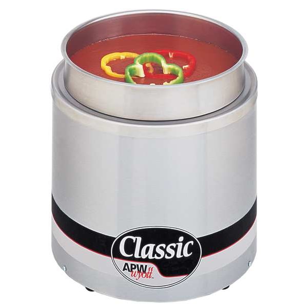 Apw Wyott Round Countertop Warmer, 11 Qt - RW-2V-SP