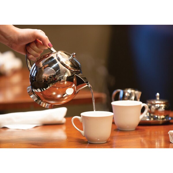 Service Ideas Stainless steel teapot, 0.7L, Polished - TT07SS