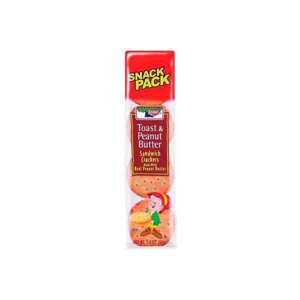 Galletas sandwich Kelloggs Keebler®, Tostadas con Mantequilla de Cacahuate, 1.8 Oz, 12/ Caja - KEB21167
