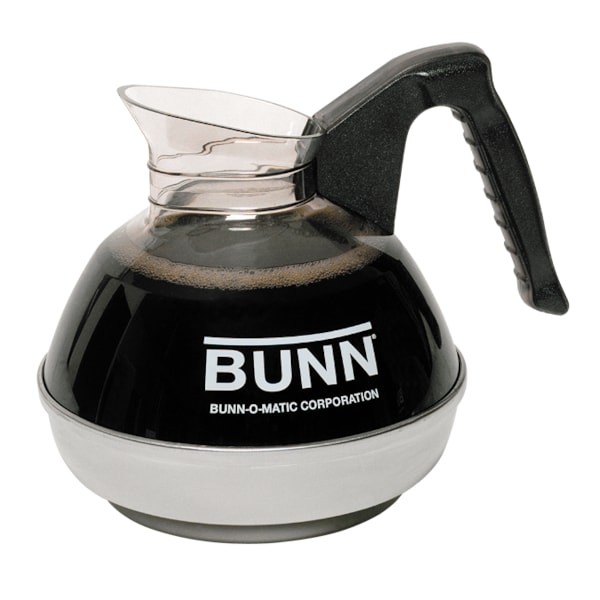 Bunn Bunn Black Handle Easy Pour Glass Coffee Decanter, PK24 - 06100.0124