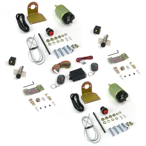 Perfectpitch 35 lbs Remote Shaved Door Popper Kit with Poppers - PE1354498