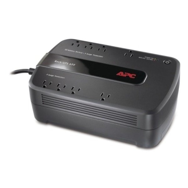 Apc UPS System, 650VA, Standby, Out: 120V AC In: 120V - BE650G1-LM
